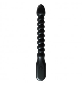 MizzZee - Thread Powerful Vibrating Anal Beads (Chargeable - Black)